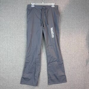 Cherokee Workwear Modern Classic Scrub Pants Gray Durable Soil Release Easy Care